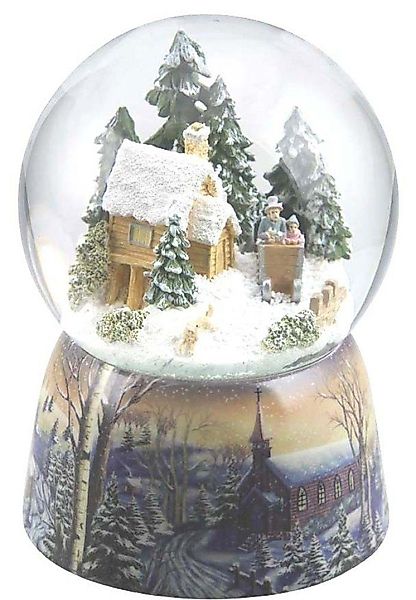 Musicboxworld Spieluhr Kugel Waldhaus & Schlitten günstig online kaufen