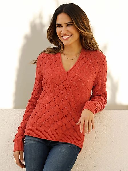 Classic Basics Ajourpullover "Langarm-Pullover" günstig online kaufen