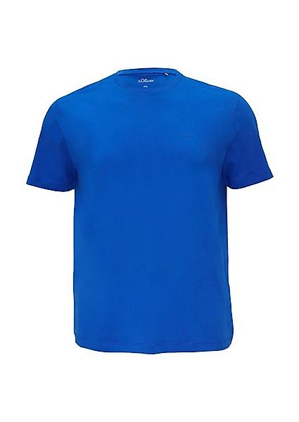 s.Oliver Kurzarmshirt T-Shirt aus reiner Baumwolle mit Logo-Print Logo günstig online kaufen