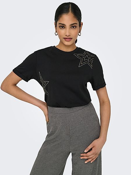 ONLY Kurzarmshirt ONLHOLLIS LIFE S/S O-NECK günstig online kaufen