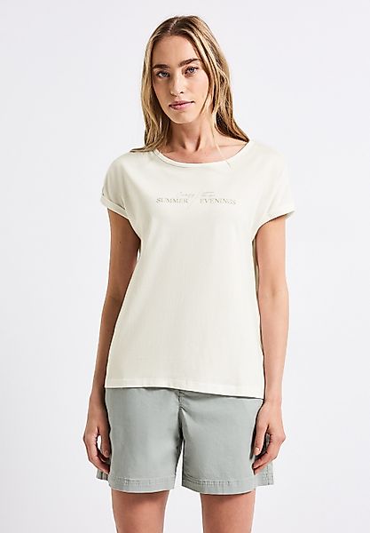 STREET ONE T-Shirt aus Baumwolle mit günstig online kaufen