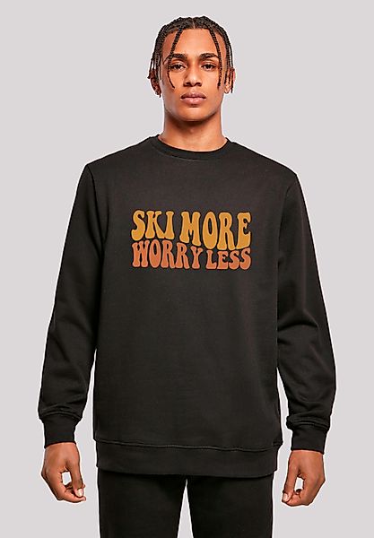 F4NT4STIC Sweatshirt "Ski More Worry Less", Premium Qualität günstig online kaufen