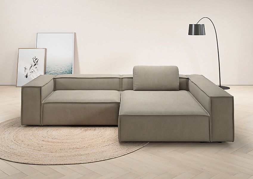 Home affaire Ecksofa "Watertown, moderne XXL L-Form, 306 cm breit" Komforta günstig online kaufen