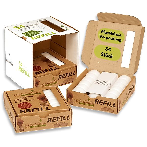 Smart-Planet Teelicht Teelicht 54er Set Eco günstig online kaufen
