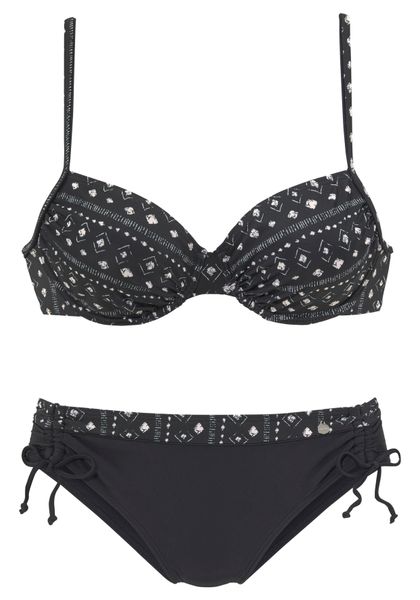 LASCANA Bügel-Bikini mit Raffung an der günstig online kaufen