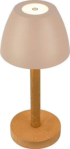 Briloner Leuchten LED Außen-Tischleuchte SERINA WOOD 7661011 günstig online kaufen