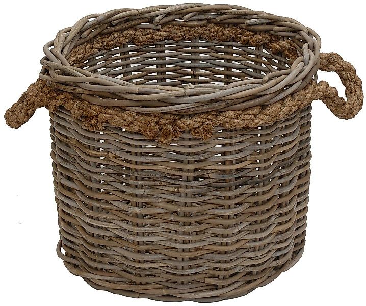 Krines Home Übertopf Großer Pflanzkorb Holzkorb günstig online kaufen