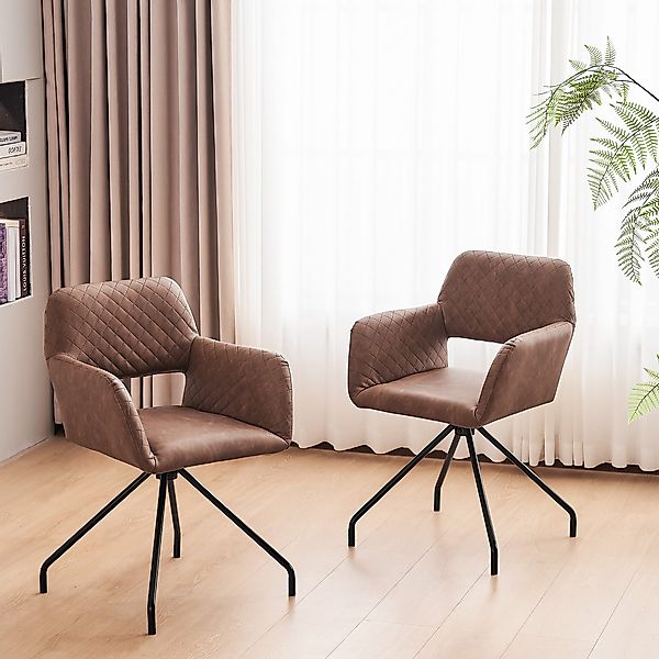 BlingBin Esszimmerstuhl 2er Set Loungesessel Armlehnstuhl günstig online kaufen