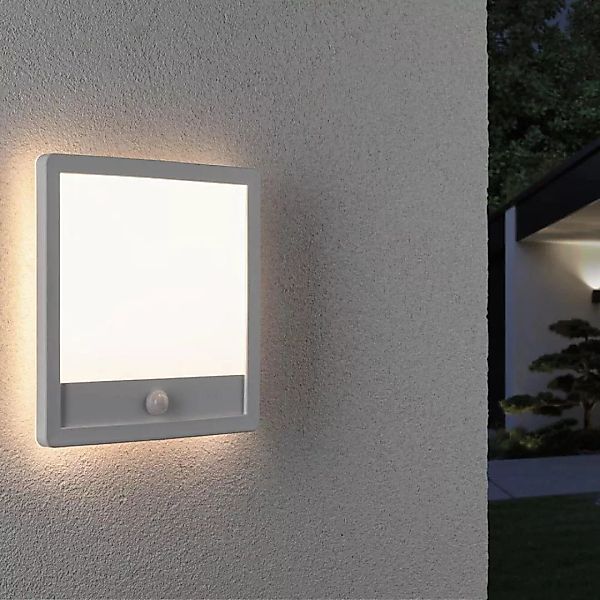 LED Wand- und Deckenleuchte Lamina in Weiß 14,5W 950lm IP44 mit Bewegungsme günstig online kaufen