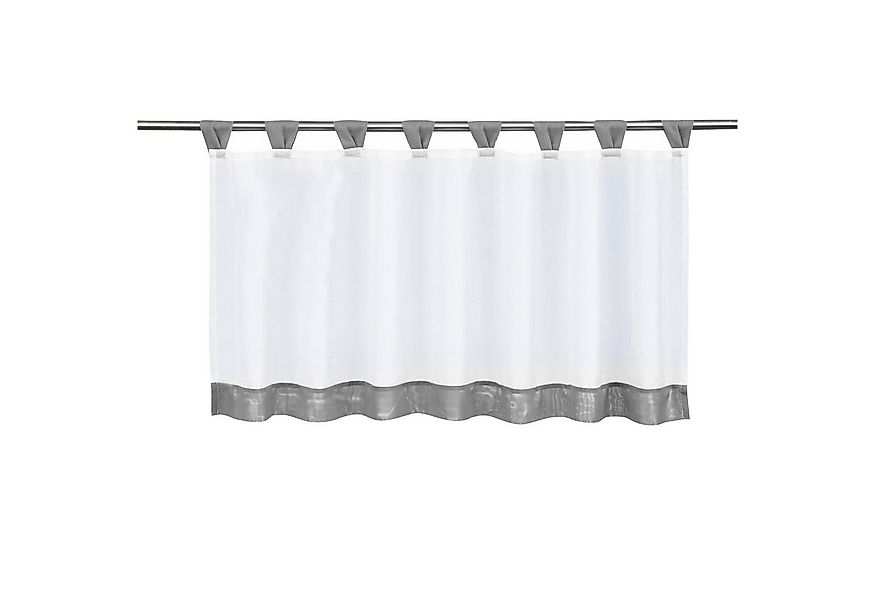 Joyswahl Scheibengardine Mia (1 St), Schlaufen, transparent, Bistrogardine günstig online kaufen