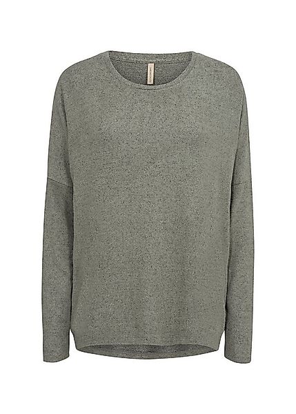 soyaconcept Rundhalsshirt SC-BIARA 1 bequemer Pullover, elastische Viskose- günstig online kaufen