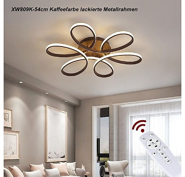 Euroton LED Deckenleuchte LED Deckenlampe Fernbedienung Lichtfarbe einstell günstig online kaufen