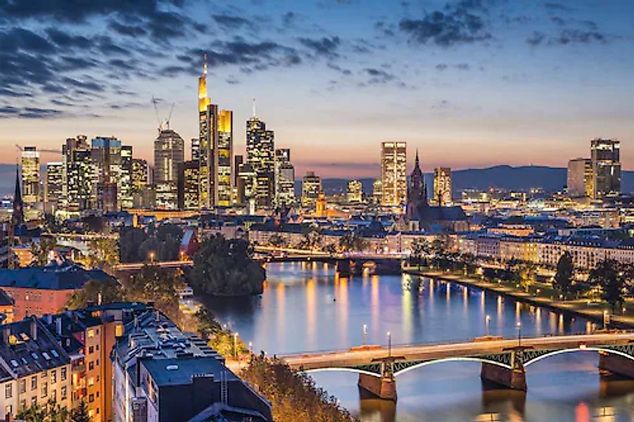 Papermoon Fototapete »Frankfurt am Main« glatt günstig online kaufen