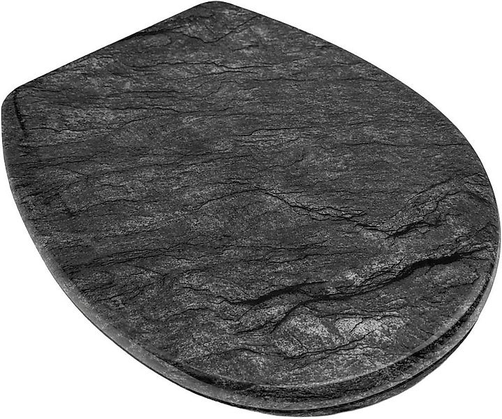 welltime WC-Sitz Classic Decor, Kratzfester Duroplast Klo-Sitz mit Absenkau günstig online kaufen