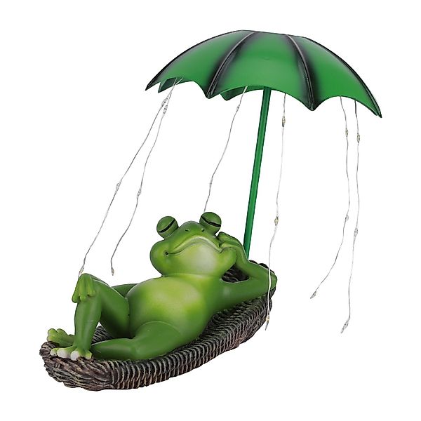 BlingBin Gartenfigur Frosch Figuren Draußen Solar günstig online kaufen