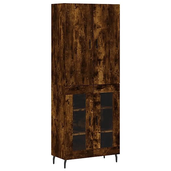 vidaXL Highboard Räuchereiche 69,5x34x180 cm Holzwerkstoff 3195752 günstig online kaufen