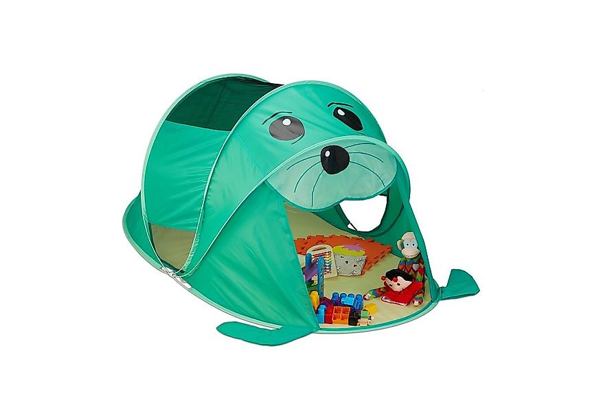 relaxdays Spielzelt Pop Up Spielzelt Robbe günstig online kaufen