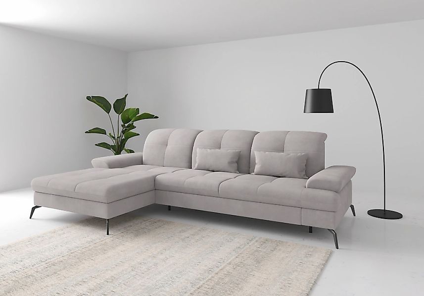 sit&more Ecksofa "Amica, L-Form, inkl. Sitztiefenverstellung & Armteilverst günstig online kaufen