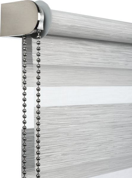 GARDINIA Doppelrollo »de luxe« halbtransparent Sichtschutz mit Bohren/ohne günstig online kaufen