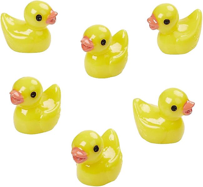 HobbyFun Dekofigur Miniatur-Badeenten, ca. 1,5cm, 6 günstig online kaufen