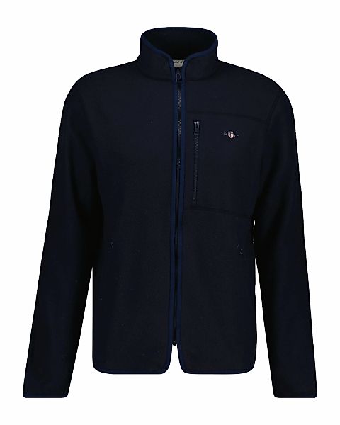 Gant Fleecejacke "MICRO FLEECE", Stehkragen, regular fit günstig online kaufen