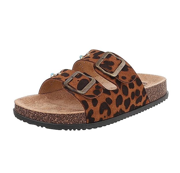 Ital-Design Bequeme Sandalen mit verstellbaren Riemen für Damen Pantolette günstig online kaufen