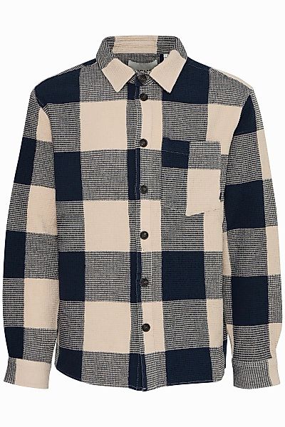 !Solid Langarmhemd SDOLIVER WAFFLE CHECK lässiges Baumwollhemd günstig online kaufen