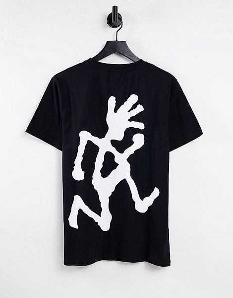 Gramicci – T-Shirt in Schwarz mit großer Grafik auf der Rückseite günstig online kaufen