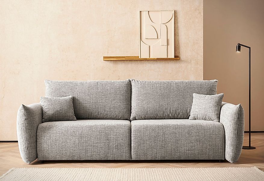 Home affaire 3-Sitzer »MAVAS Schlafsofa mit Bettkasten« ca.240/108cm (Liege günstig online kaufen