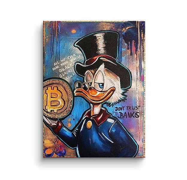 DOTCOMCANVAS® Leinwandbild BITCOIN & CRYPTO Wandbilder, Schöne Leinwandbild günstig online kaufen