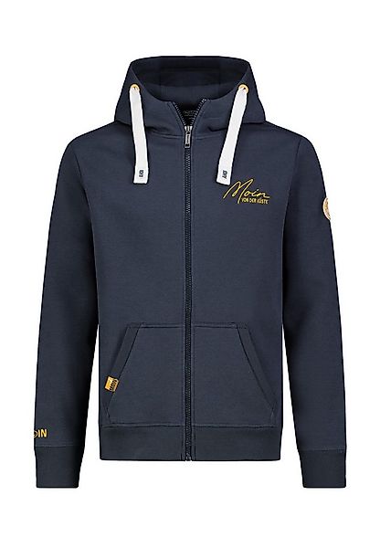 Eight2Nine Kapuzensweatjacke Herren Sweatjacke mit Mini Küstenprint Sweatsh günstig online kaufen