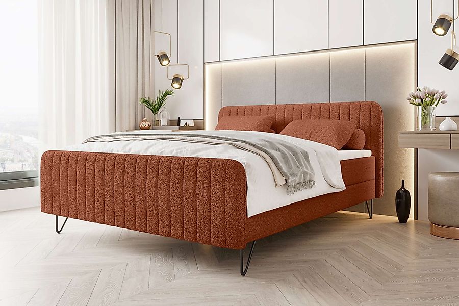99rooms Boxspringbett Lucio (Schlafzimmerbett, Bett), 140/160/180x200 günstig online kaufen
