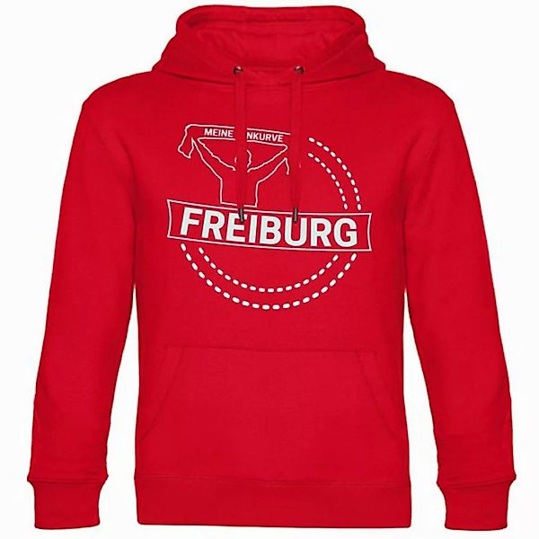 multifanshop Kapuzensweatshirt Freiburg - Meine Fankurve - Hoodie günstig online kaufen