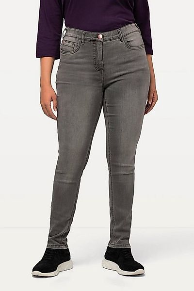 Ulla Popken Stretch-Hose Skinnyjeans Sarah schmale 5-Pocket-Form High Waist günstig online kaufen