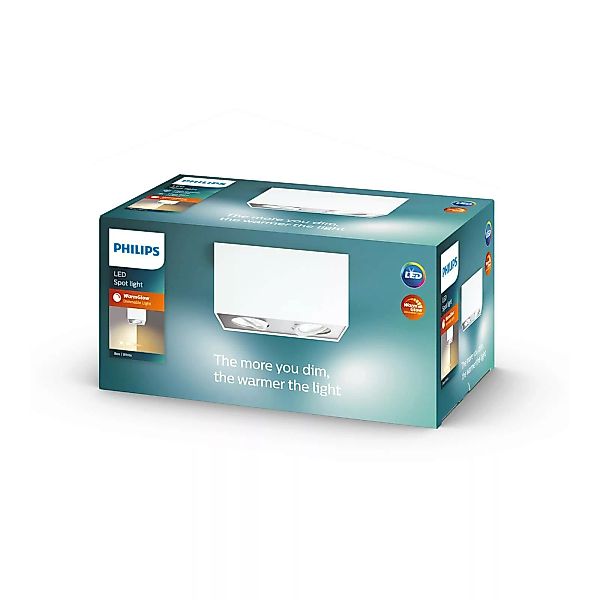 LED Spot Box in Weiß 2x 4,5W 1000lm günstig online kaufen