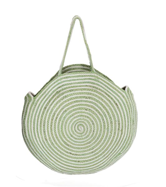 halsüberkopf Accessoires Strandtasche Tasche Jute, rund günstig online kaufen