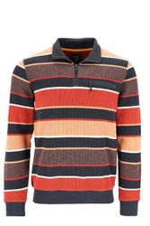 Hajo Sweatshirt Troyer-Sweatshirt mit Streifen in günstig online kaufen