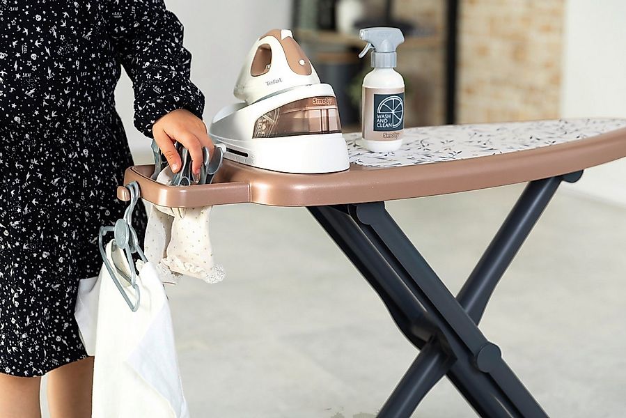 Smoby Kinder-Haushaltsset Spielwelten Haushalt Tefal Bügelbrett + Dampfstat günstig online kaufen