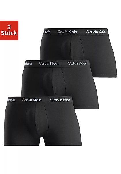 Calvin Klein 3-er Set Low Rise Trunks Schwarz günstig online kaufen