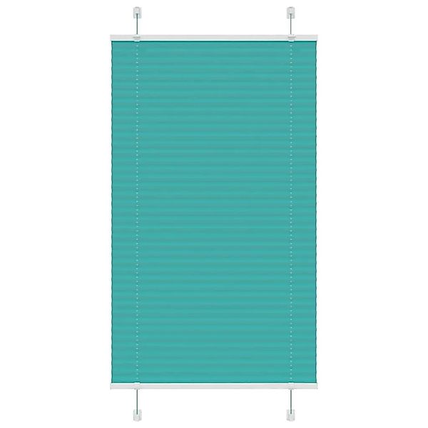 vidaXL Plissee Petrolgrün 80x150 cm Stoffbreite 79,4 cm Polyester 4015394 günstig online kaufen