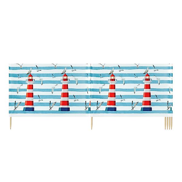 Ladeheid Windschutz Strand Sichtschutz 6m LAEX001 günstig online kaufen