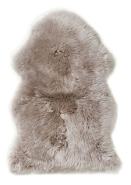 Böing Carpet Fellteppich Lammfell Greige, fellförmig günstig online kaufen
