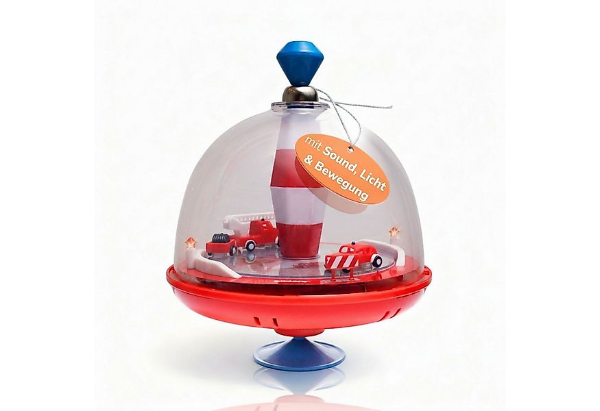 alldoro Brummkreisel Feuerwehr-Panoramakreisel mit Sound und Licht für Kind günstig online kaufen