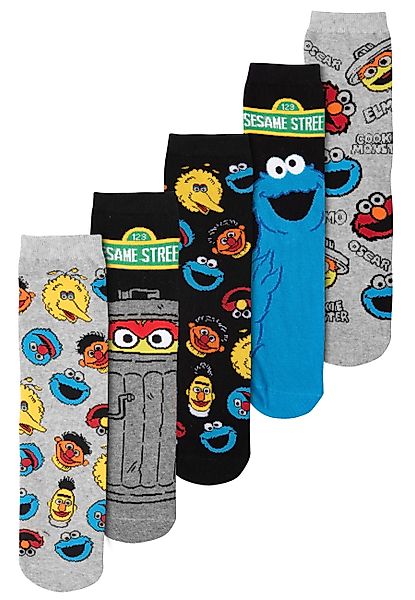 United Labels® Socken Sesamstraße - verschiedene günstig online kaufen