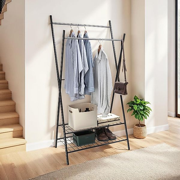 IDIMEX Kleiderständer RUBY, Standgarderobe mit Schuhablage günstig online kaufen