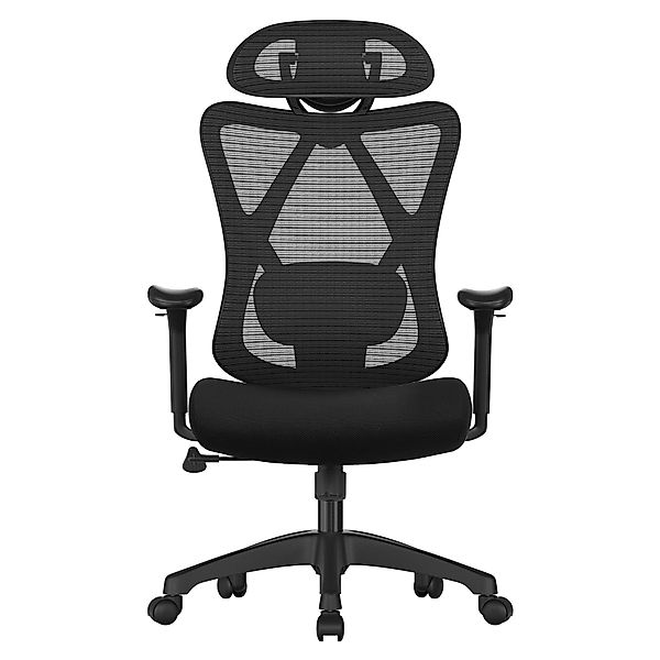 SONGMICS Bürostuhl, ergonomisch, verstellbare Lendenstütze und günstig online kaufen