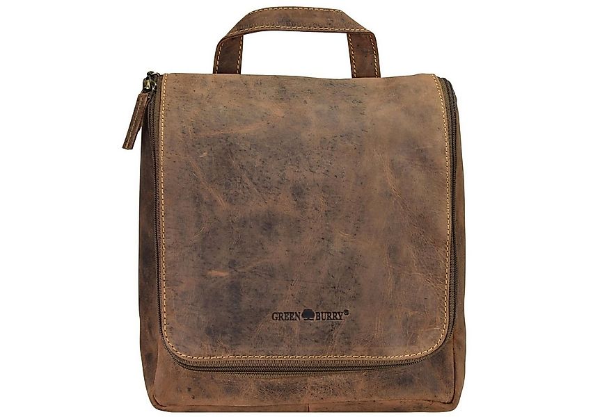 Greenburry Kulturbeutel Vintage, Leder günstig online kaufen