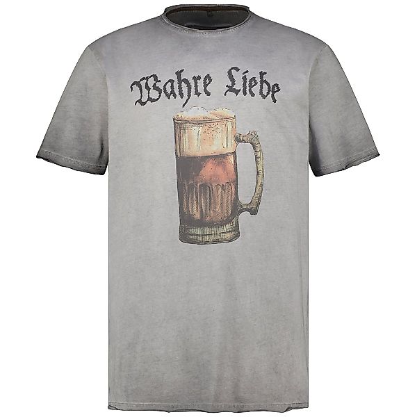 HangOwear T-Shirt mit Print "Wahre Liebe" Farbe grau Größe: 8XL günstig online kaufen