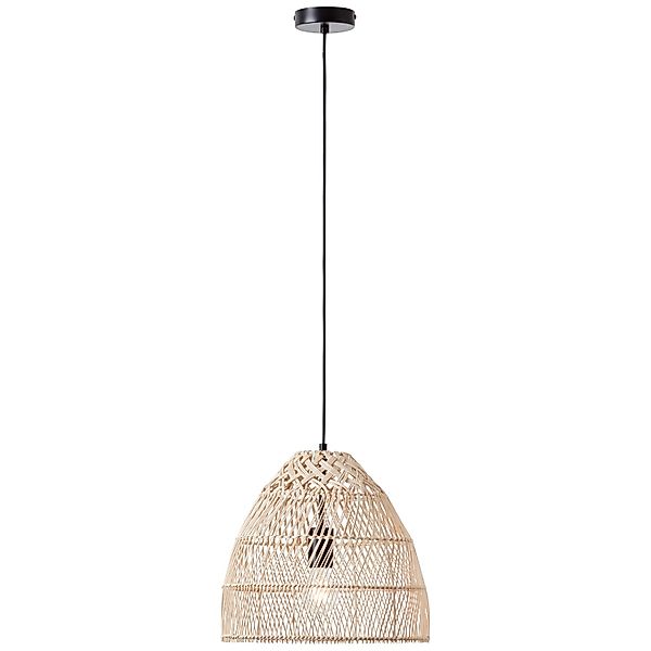 Brilliant Pendelleuchte »Minster« E27 1 Stk. Hängelampe 35cm natur/weiß günstig online kaufen