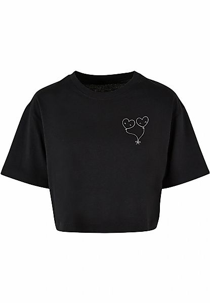 Merchcode T-Shirt "Merchcode Ladies Hugs & Love - Love Ballon Short Oversiz günstig online kaufen